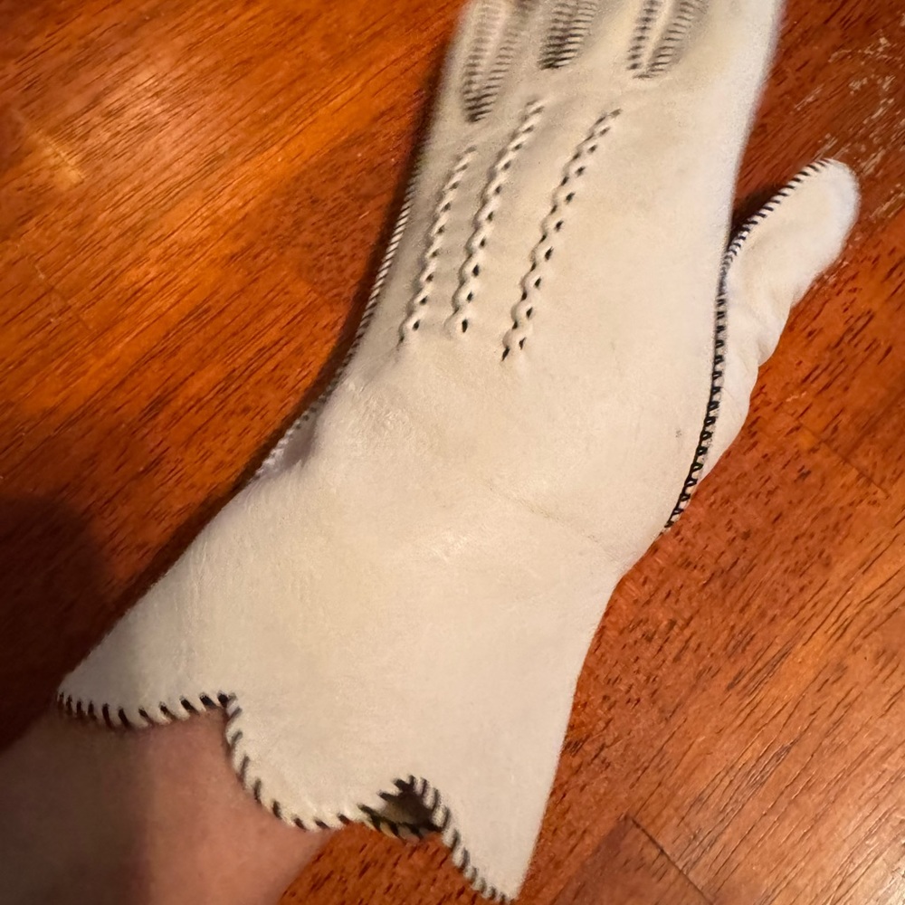 Native Deerskin Vintage Ladies Gloves size 6.5 small - Picture 11 of 11